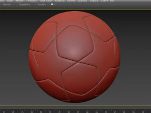 uefa champions league official ball 2019 3D Model