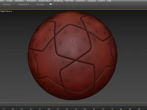 uefa champions league official ball 2019 3D Model
