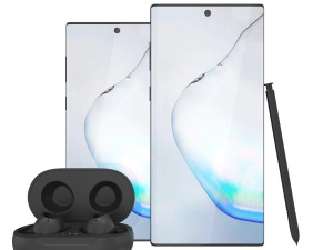 samsung galaxy note10 note10 plus galaxy buds 3d Model 3D