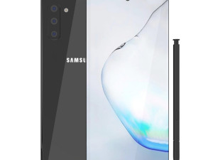 samsung galaxy note10 note10 plus galaxy buds 3d Model 3D