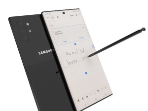 samsung galaxy note10 note10 plus galaxy buds 3d Model 3D