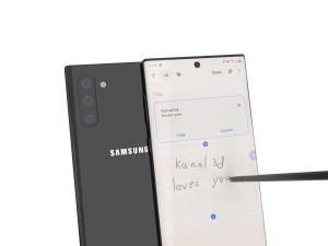 samsung galaxy note10 note10 plus galaxy buds 3d Model 3D