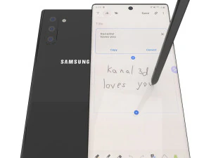 samsung galaxy note10 note10 plus galaxy buds 3d 3D Model