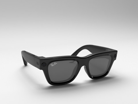 Ray-Ban 메타 디스플레이 안경 3D 모델
