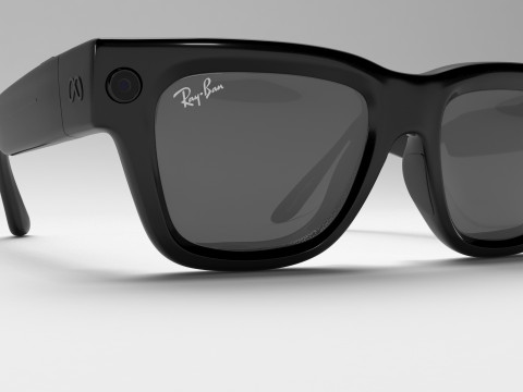 Ray-Ban 메타 디스플레이 안경 3D 모델