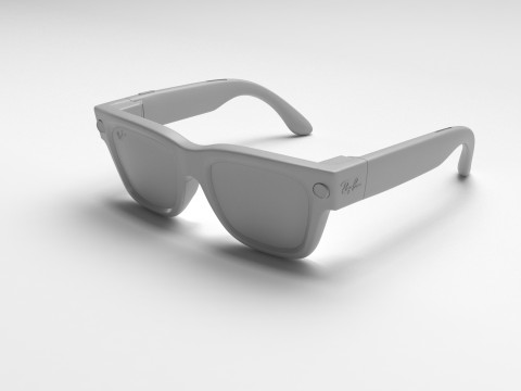 Ray-Ban 메타 디스플레이 안경 3D 모델