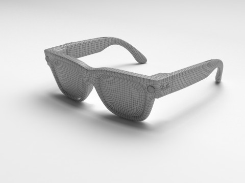 Ray-Ban 메타 디스플레이 안경 3D 모델