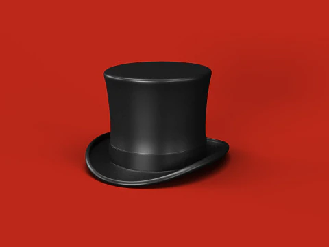 Top Hat 3D Model