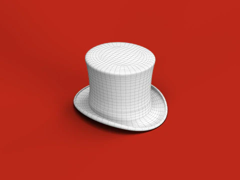 Top Hat 3D Model