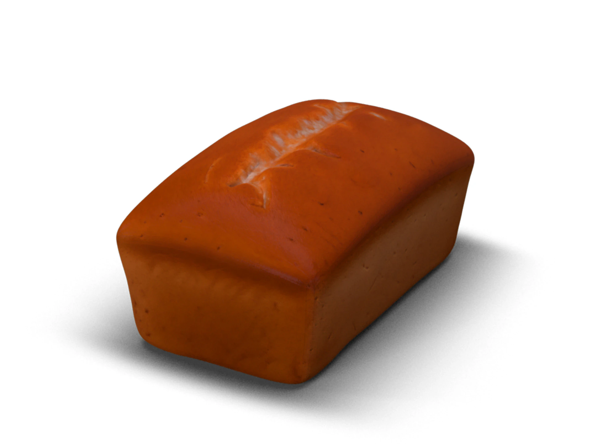 Banana Bread 3D Model .c4d .max .obj .3ds .fbx .stl .blend 