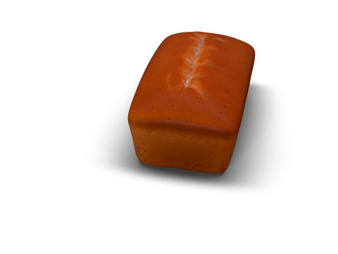 香蕉面包 3D 模型