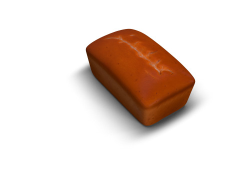 香蕉面包 3D 模型
