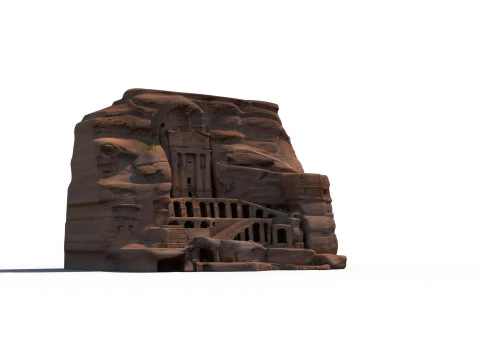 Urn Tomb Petra 3D Model