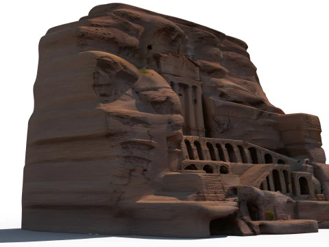 Urn Tomb Petra 3D Model