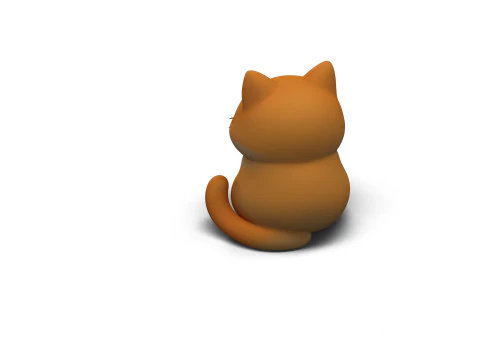 통통한 고양이 3D 모델