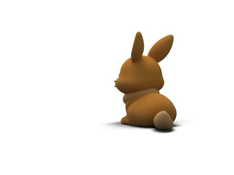 Kelinci Fantasi Model 3D