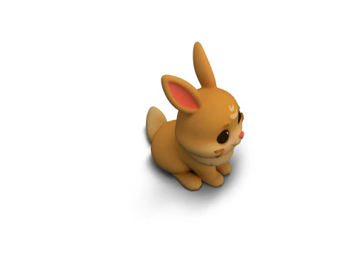 Kelinci Fantasi Model 3D