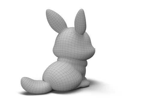 Kelinci Fantasi Model 3D