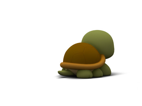 Mini-schildpad 3D Model