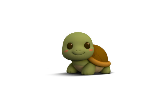 Mini-schildpad 3D Model