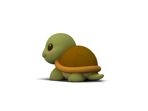 Mini-schildpad 3D Model