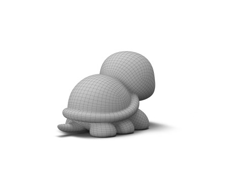 Mini-schildpad 3D Model