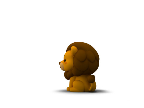Mighty Mane Lion 3D Model