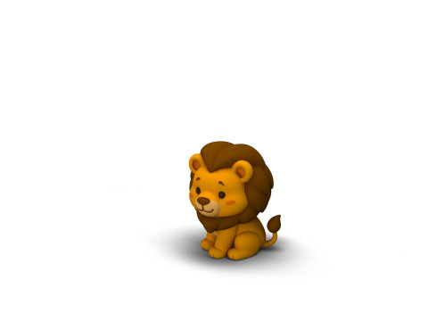 Mighty Mane Lion 3D Model
