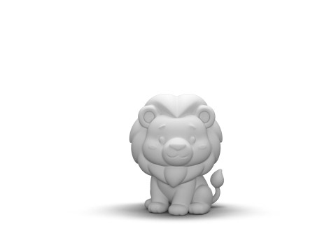 Mighty Mane Lion 3D Model