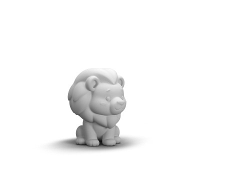Mighty Mane Lion 3D Model