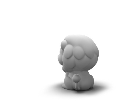 Mighty Mane Lion 3D Model