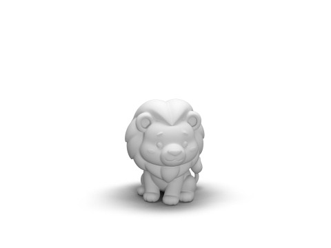 Mighty Mane Lion 3D Model