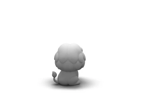 Mighty Mane Lion 3D Model