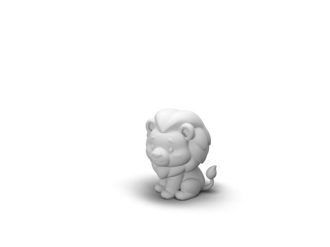 Mighty Mane Lion 3D Model