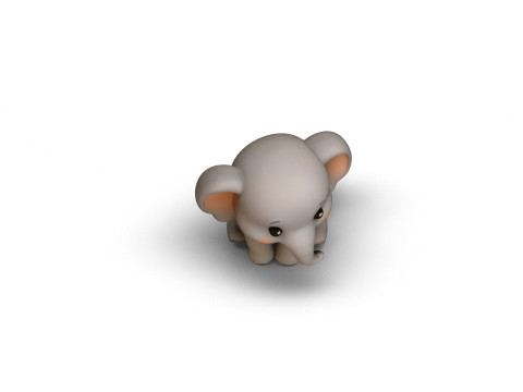Gentle Giant Elephant 3D Model