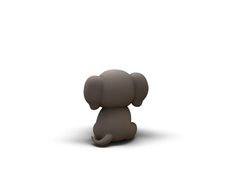 Gentle Giant Elephant 3D Model