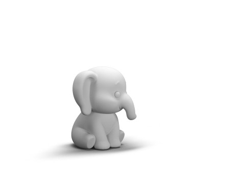 Gentle Giant Elephant 3D Model