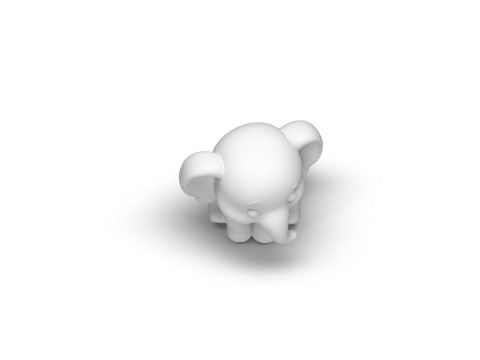 Gentle Giant Elephant 3D Model