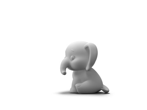 Gentle Giant Elephant 3D Model