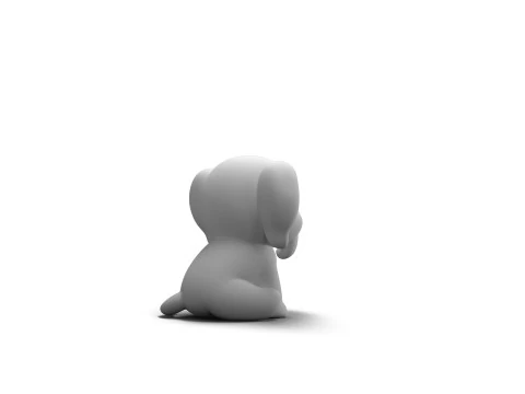 Gentle Giant Elephant 3D Model