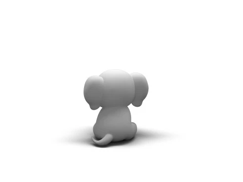 Gentle Giant Elephant 3D Model