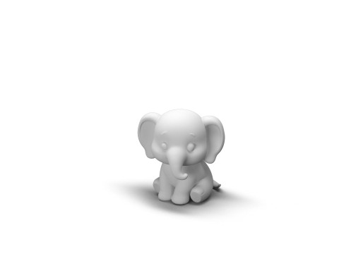 Gentle Giant Elephant 3D Model