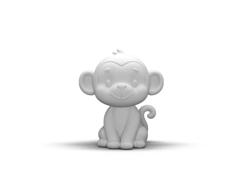 Scimmia dalla coda sfacciata Modello 3D