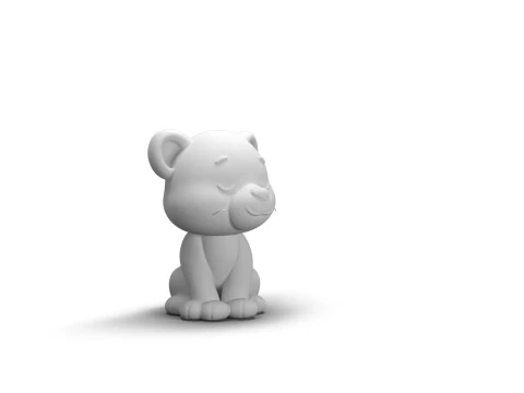 Leopardo con zampe comode Modello 3D