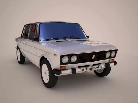 Vaz 2106 Russian Car 3D Model