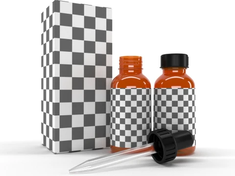 Dropper Bottle 3D Model