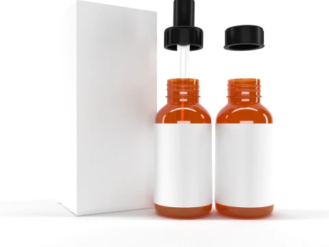 Dropper Bottle 3D Model