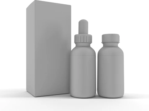 Dropper Bottle 3D Model