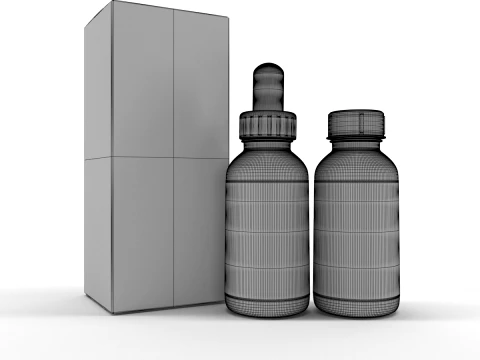 Dropper Bottle 3D Model