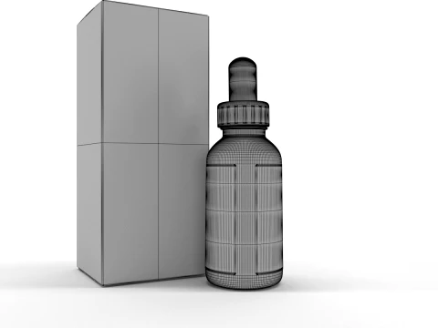Dropper Bottle 3D Model